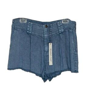 ❤️ 🆕 MUSTARD SEED Women's Blue Denim Shorts Size L